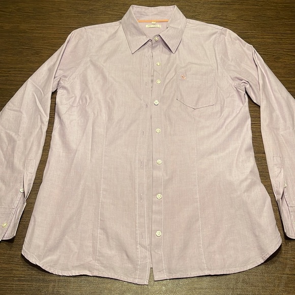 Old Khaki Lavender Button Down Blouse - Picture 3 of 14